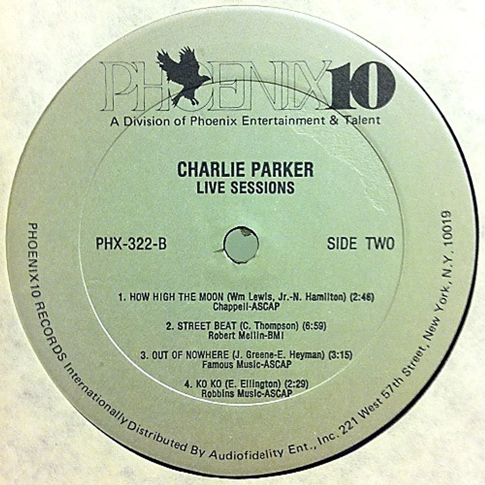 Charlie Parker - Live Sessions