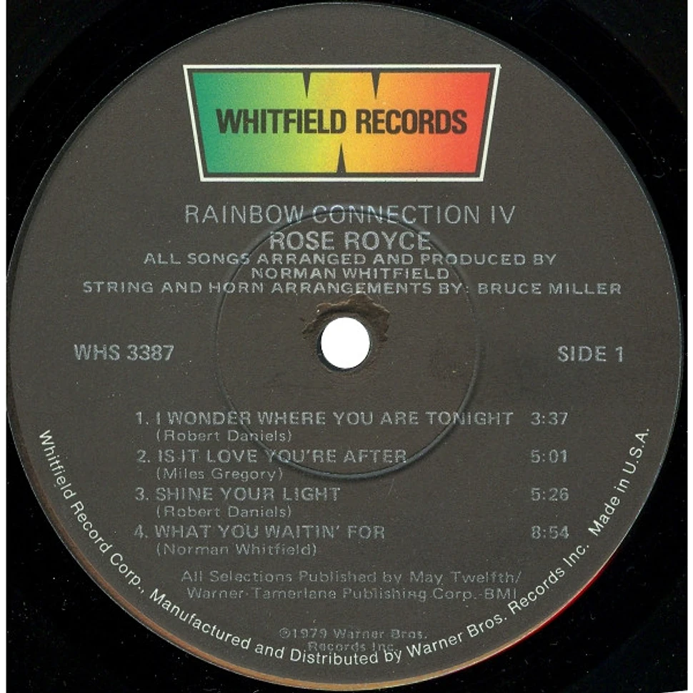Rose Royce - Rainbow Connection IV