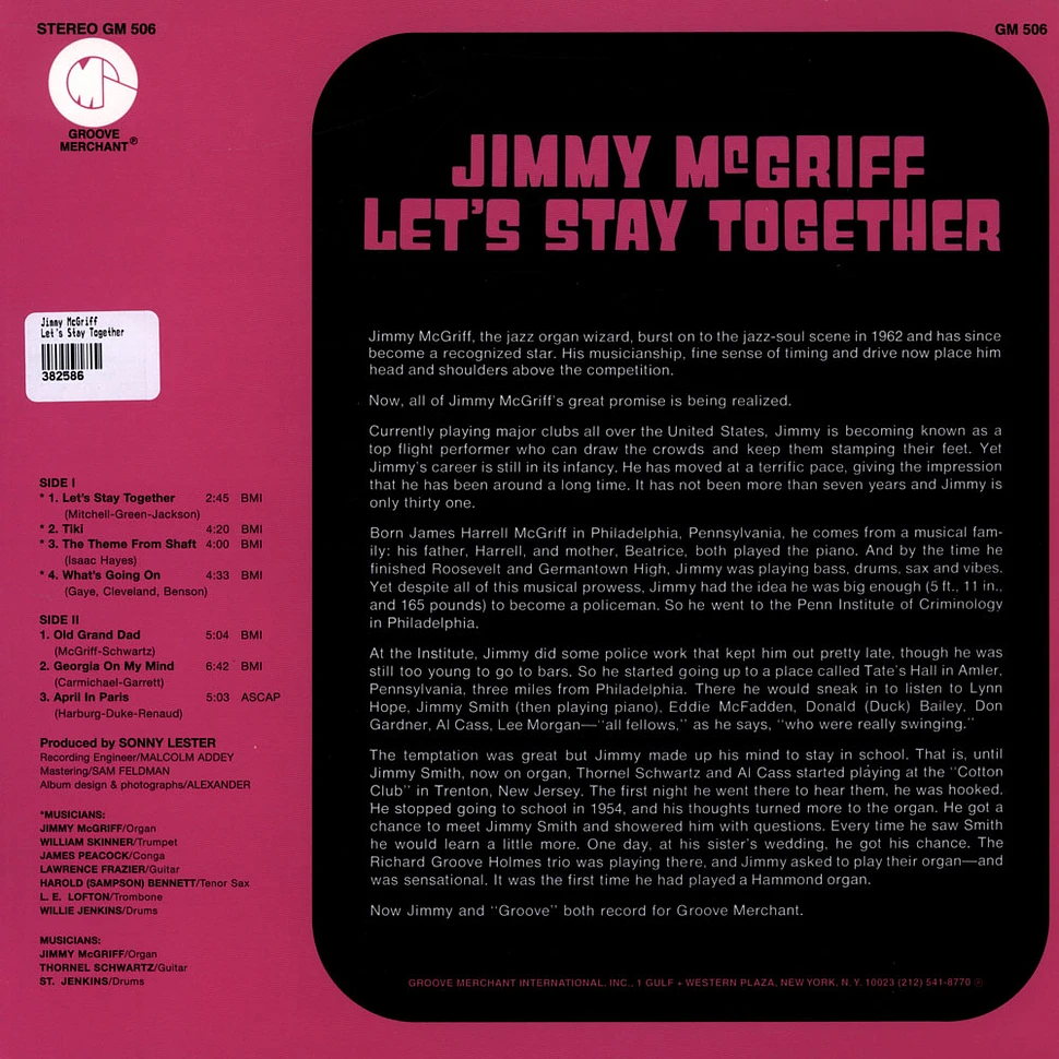 Jimmy McGriff - Let's Stay Together