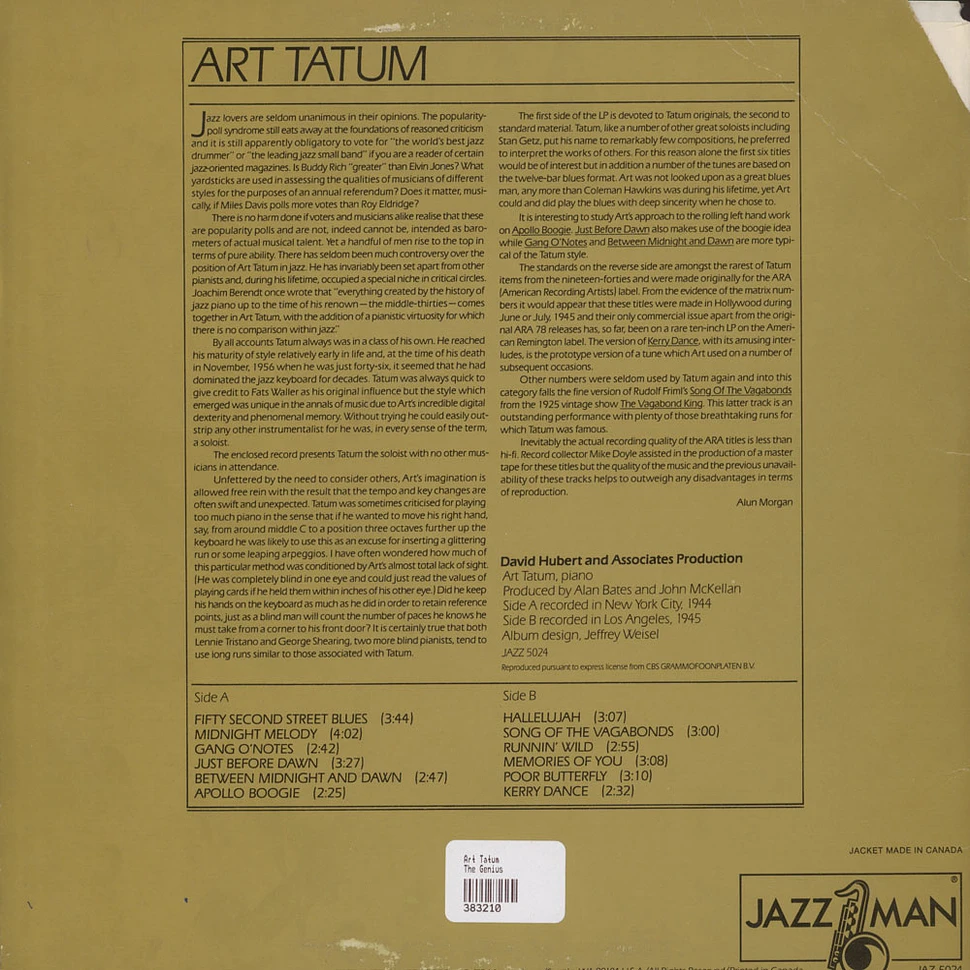 Art Tatum - The Genius