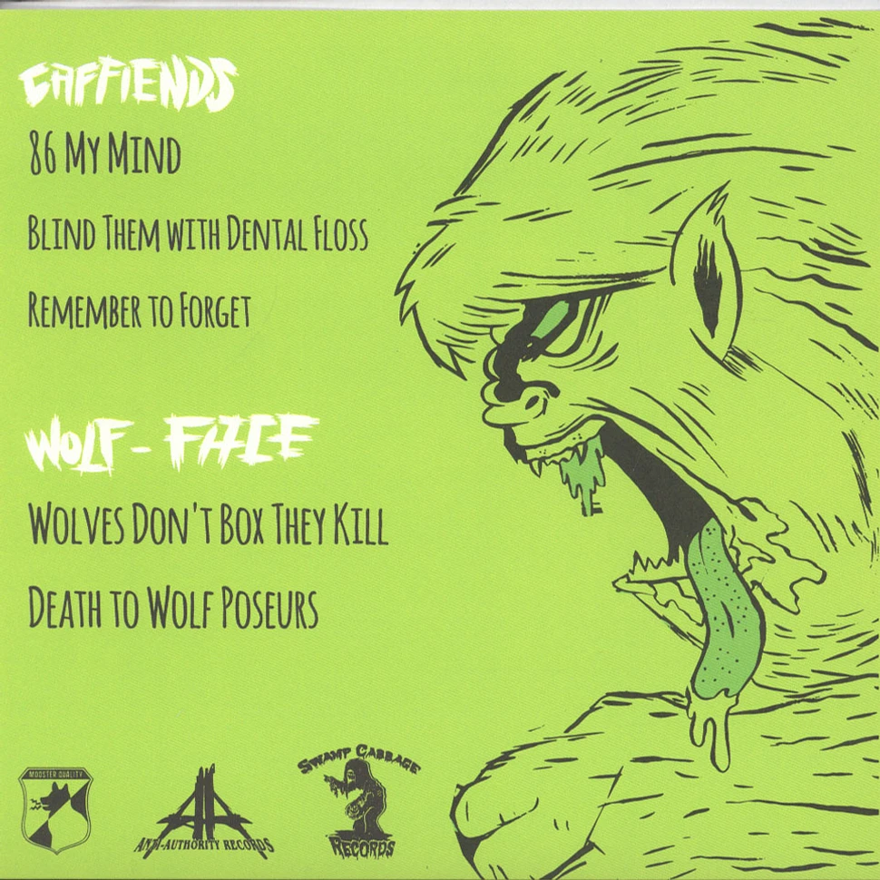 Caffiends / Wolf-Face - Split
