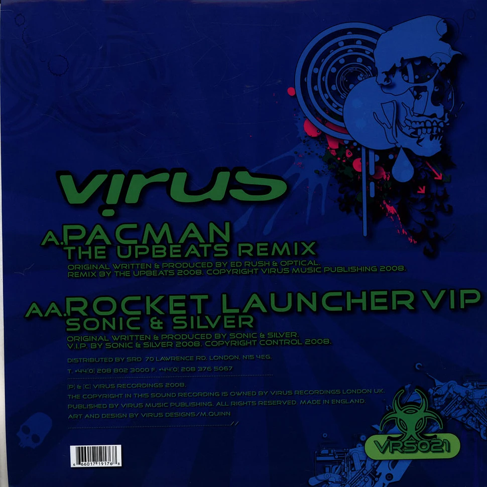Ed Rush & Optical / Sonic & Silver - Pacman (The Upbeats Remix) / Rocket Launcher (VIP)