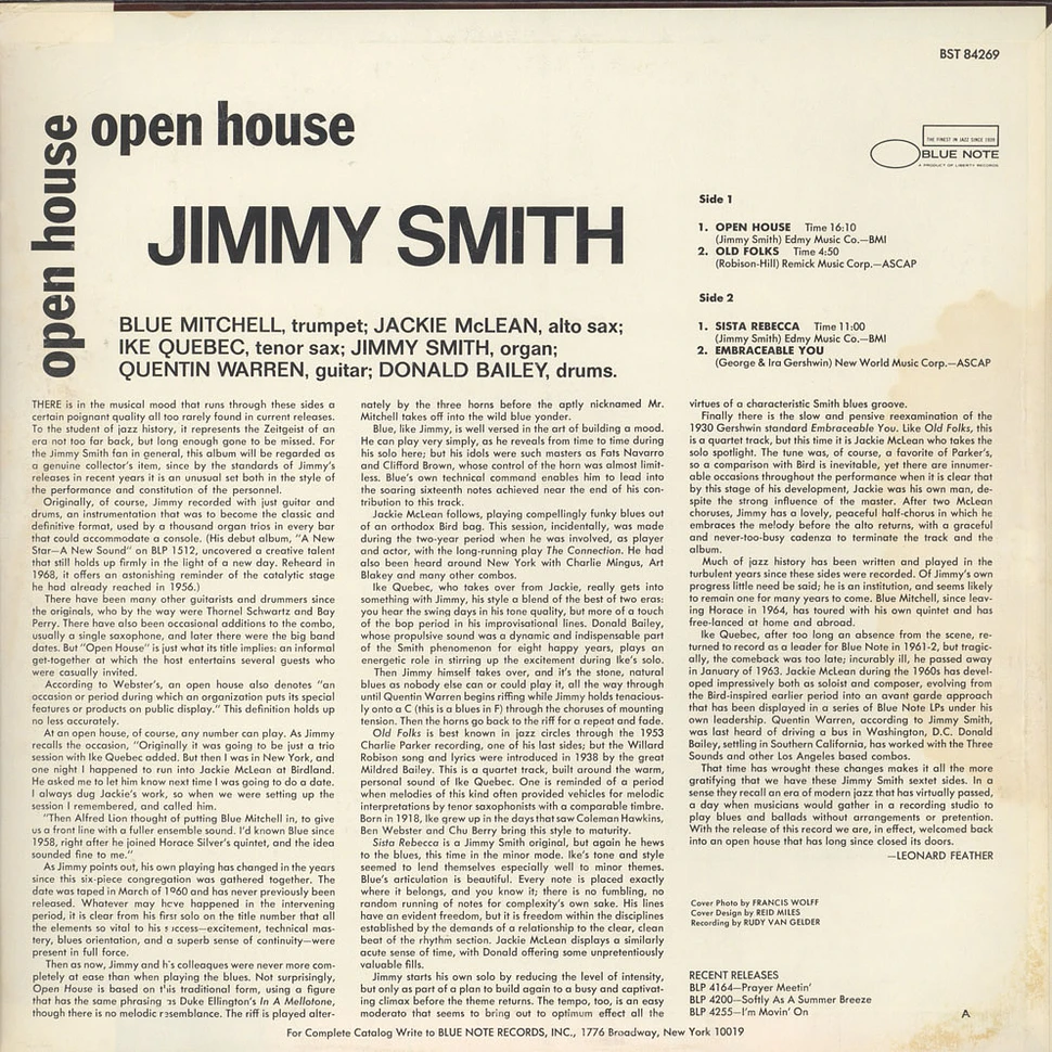 Jimmy Smith - Open House