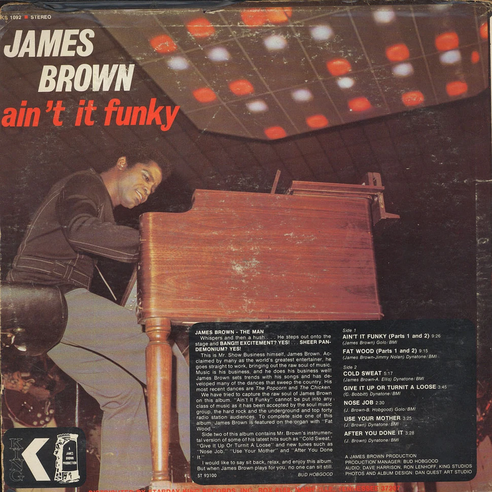 James Brown & The James Brown Band - Ain't It Funky