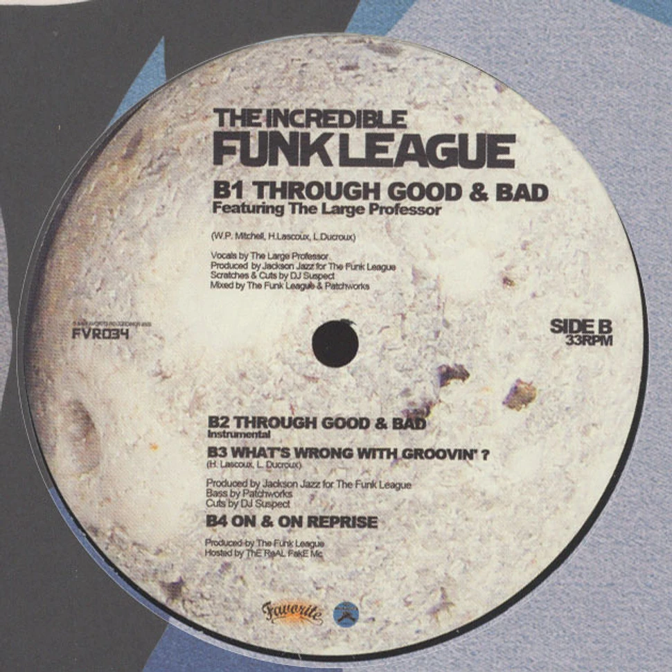 The Funk League - The Incredible Funk League feat. Sadat X & The Large Professor