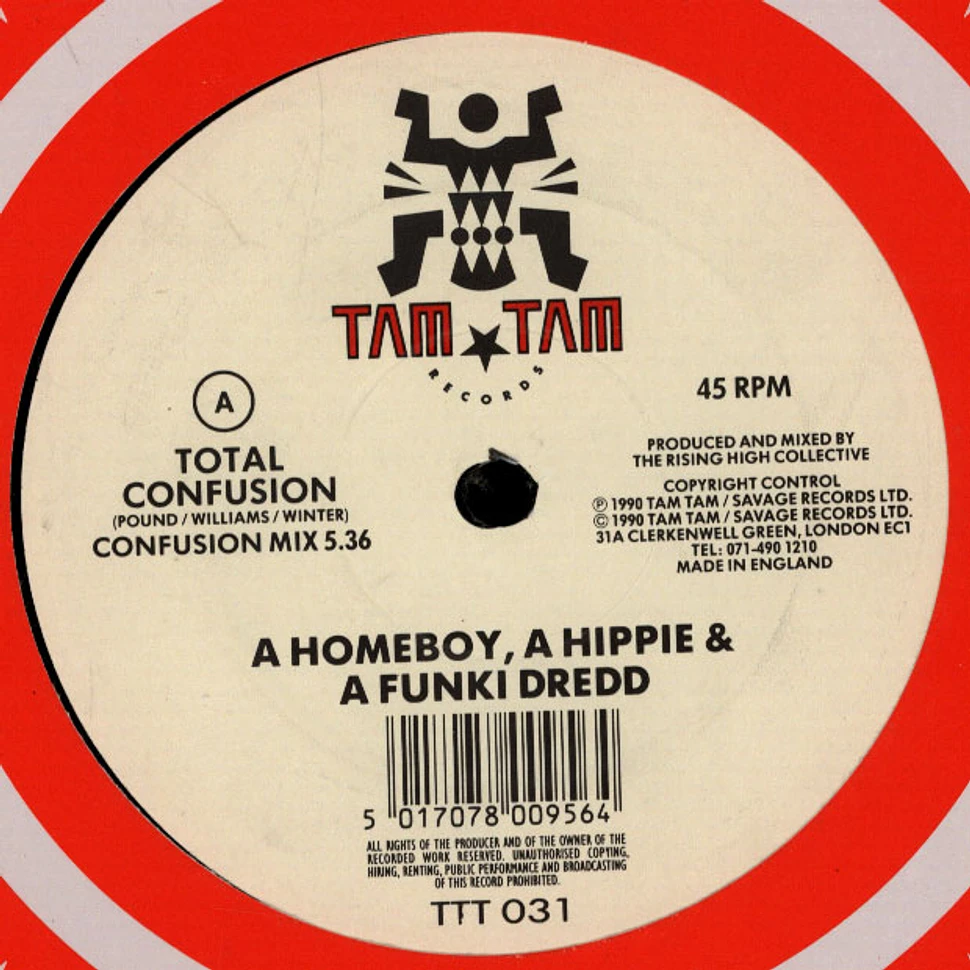 A Homeboy, A Hippie & A Funki Dredd - Total Confusion