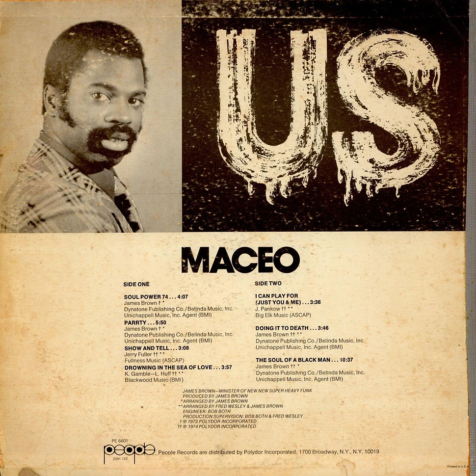 Maceo & The Macks - Us