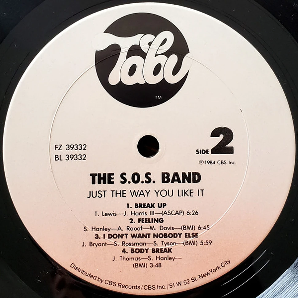The S.O.S. Band - Just The Way You Like It