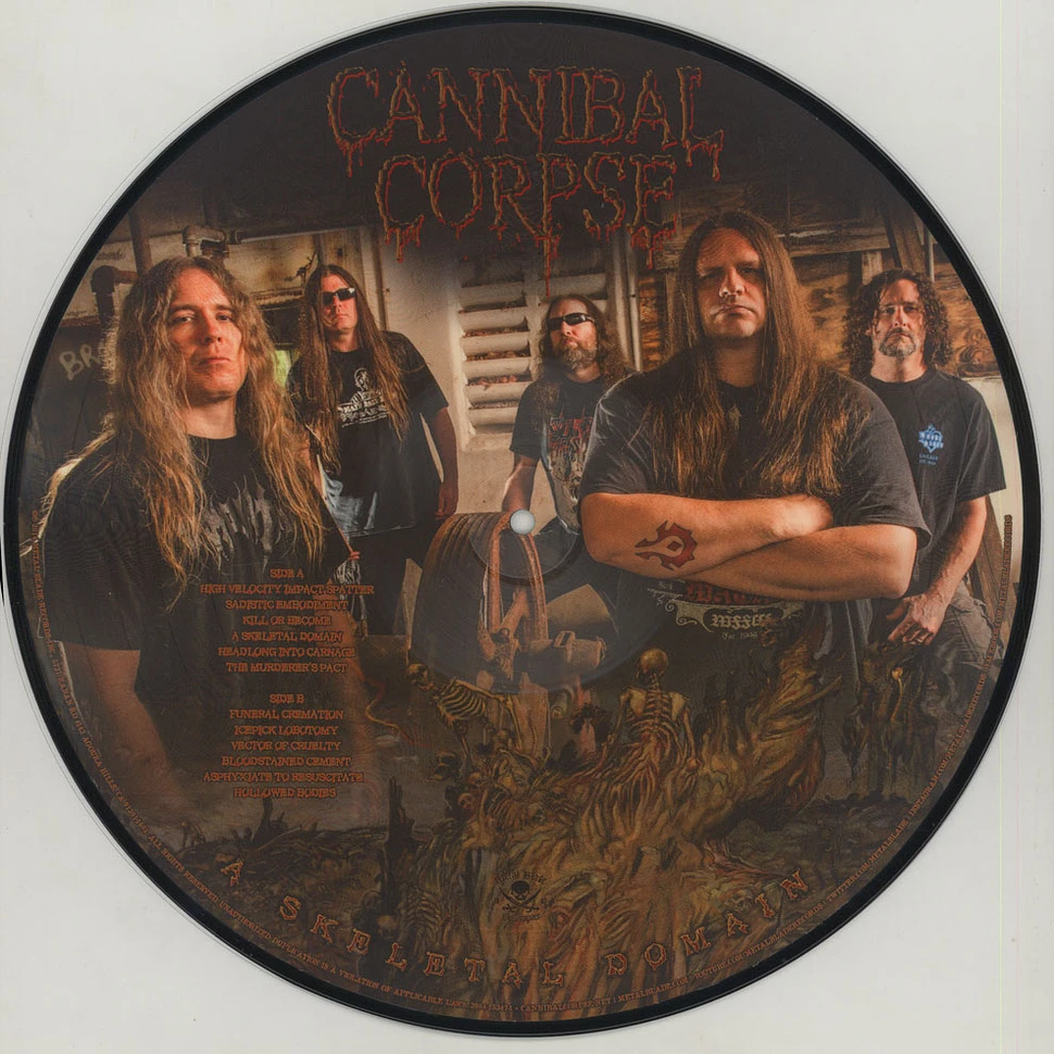 Cannibal Corpse - A Skeletal Domain Picture Disc Edition
