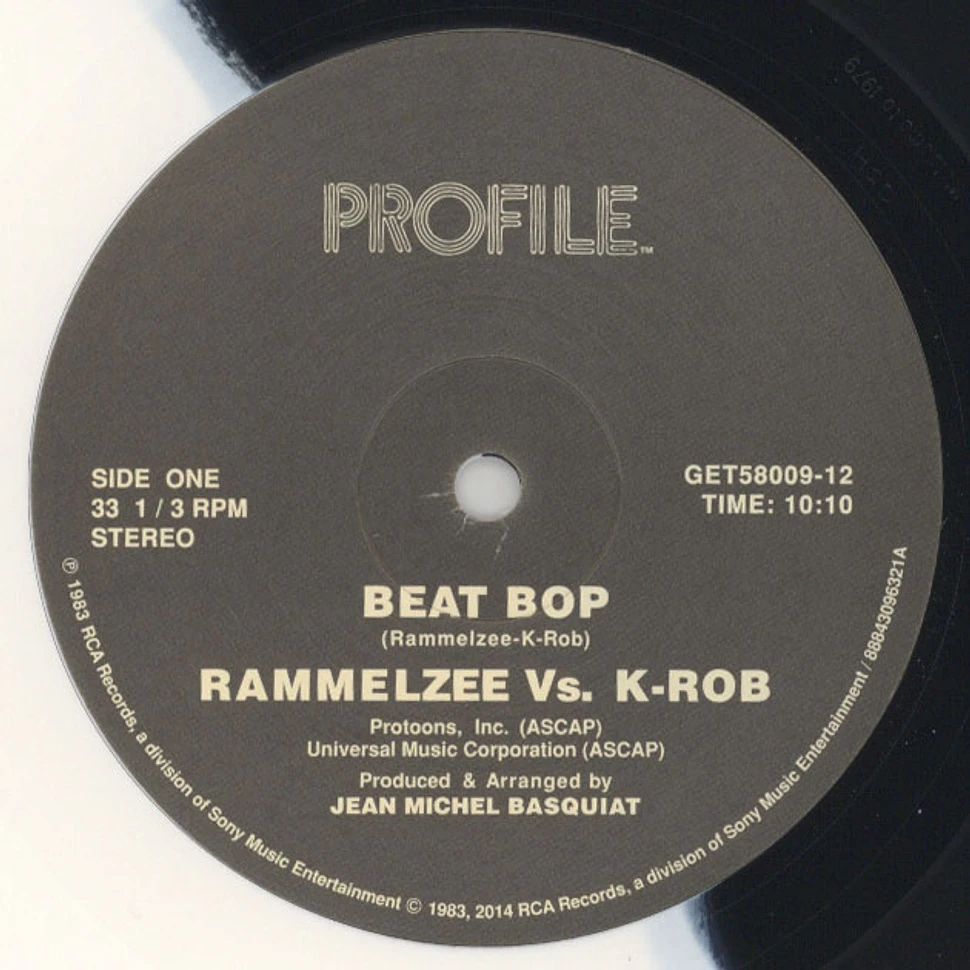 Rammellzee Vs. K-Rob - Beat Bop RSD 2015 Black & White Vinyl Edition