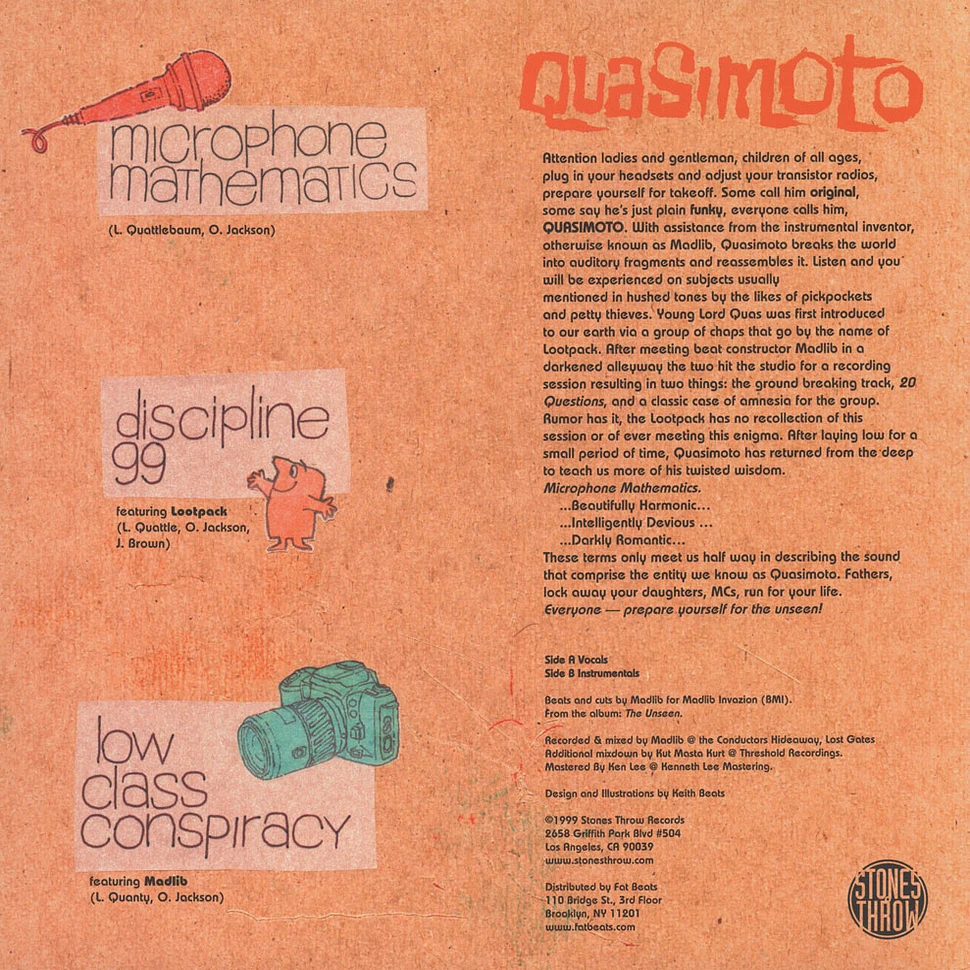 Quasimoto - Microphone Mathematics