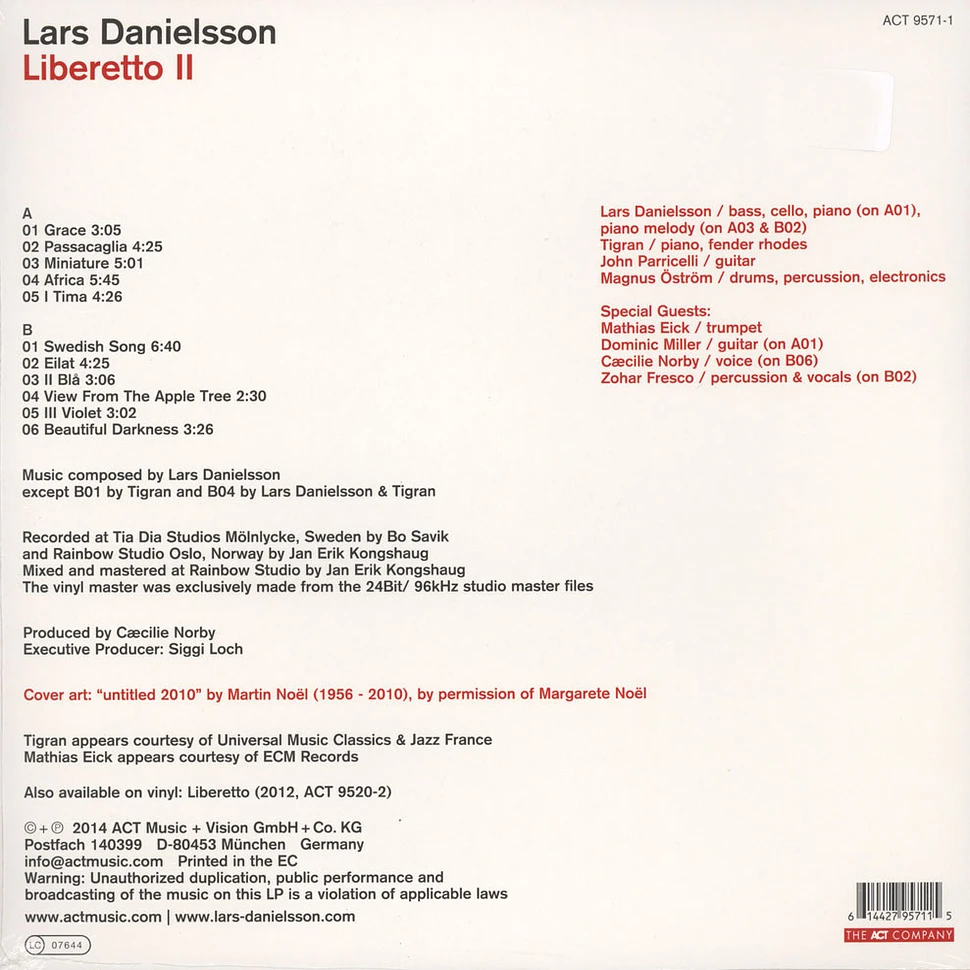 Lars Danielson - Libretto II