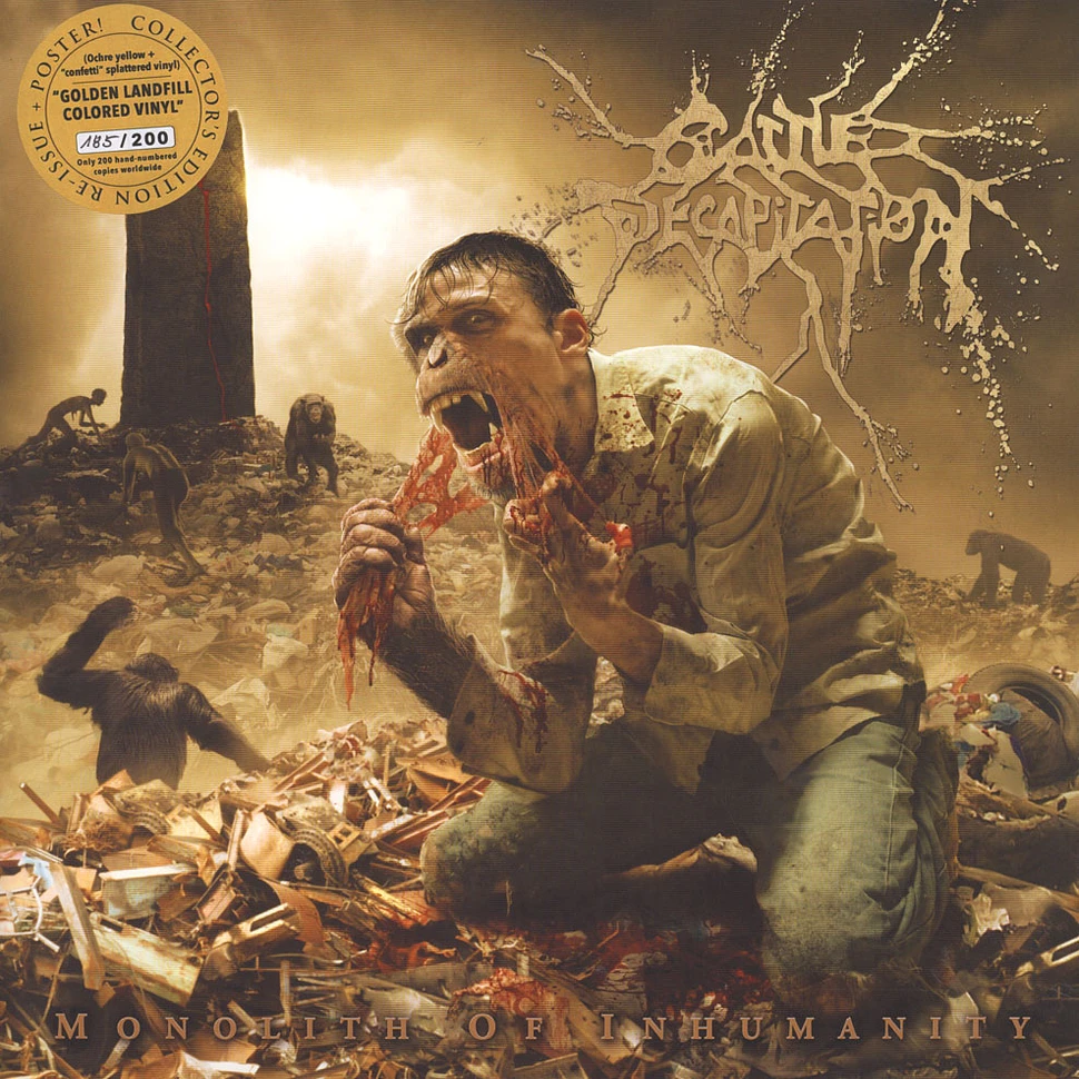 Cattle Decapitation - Monolith Of Inhumanity Golden Landfill Colored Vinyl Edition