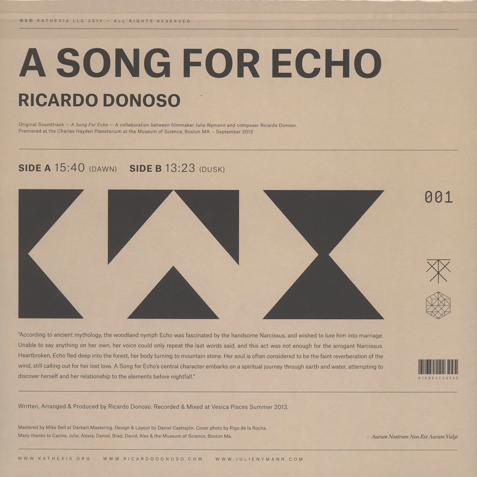Ricardo Donoso - A Song For Echo