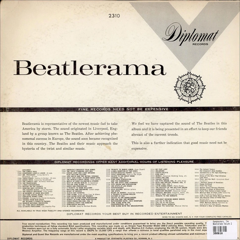 The Manchesters - Beatlerama Volume 2