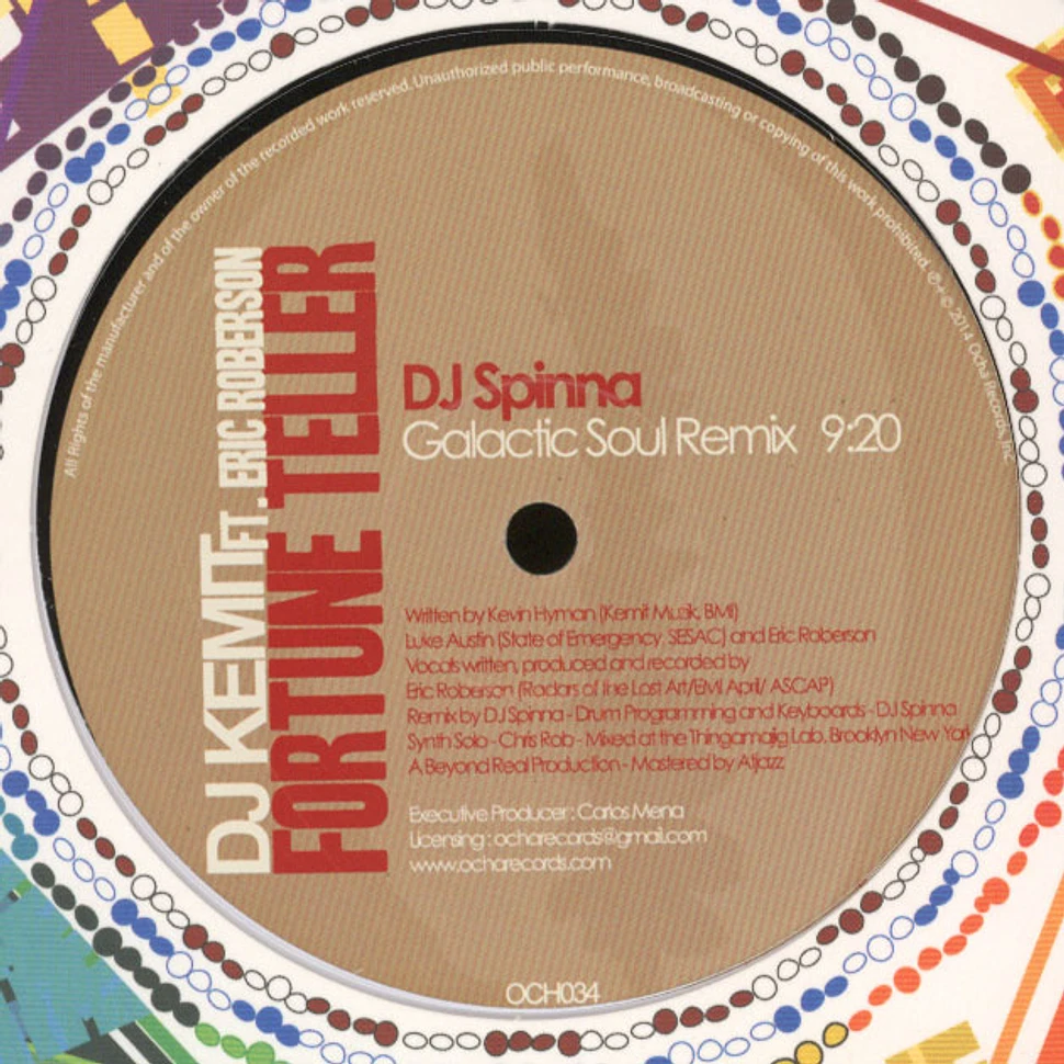 DJ Kemit / Osunlade - Fortune Teller DJ Spinna's Galactic Soul Remix / Transform Quentin harris Re-Production