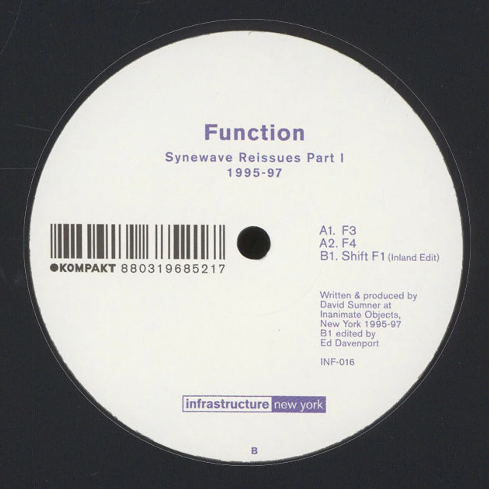 Function - Synewave Reissues 1: 1995-97