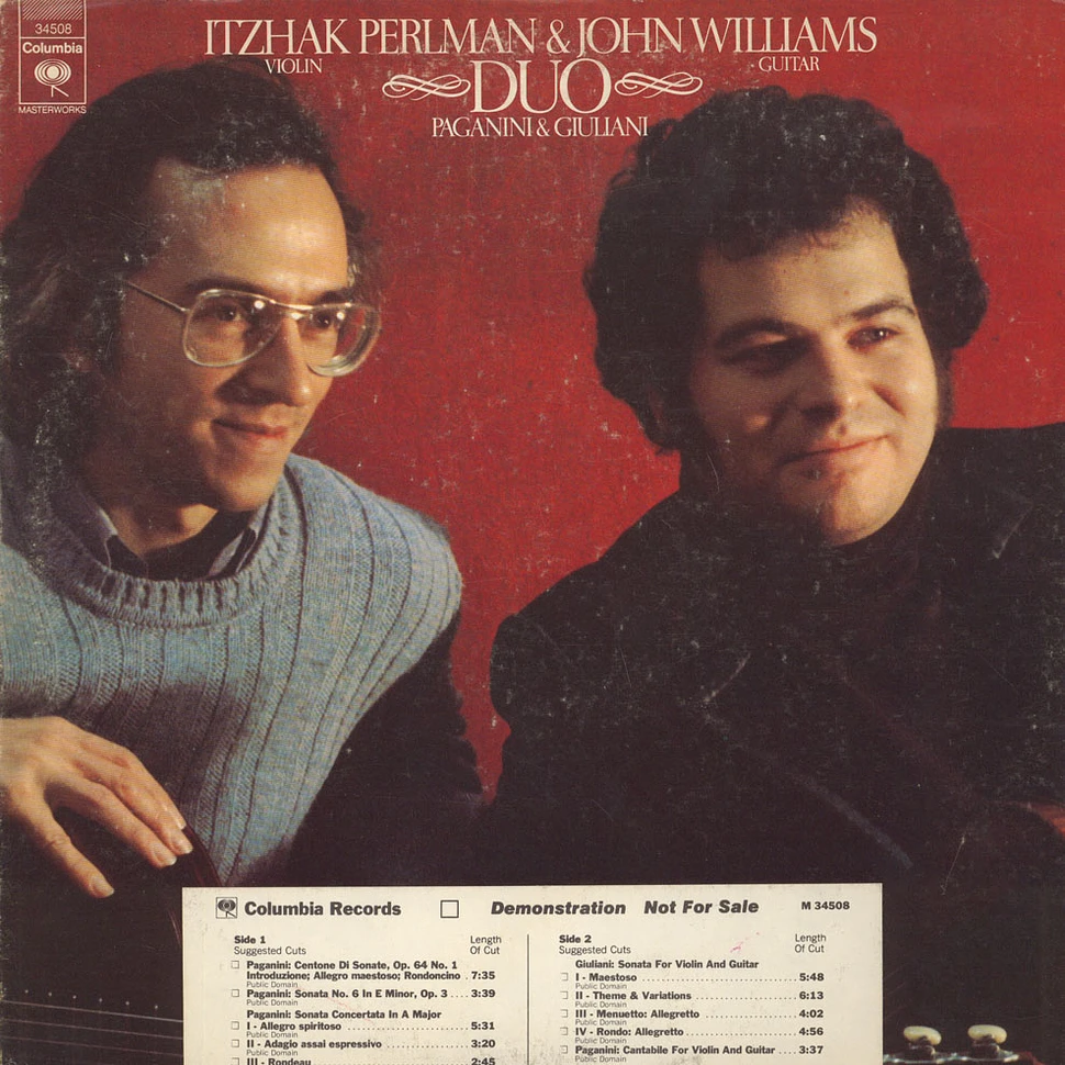Itzhak Perlman & John Williams - Niccolò Paganini & Mauro Giuliani - Duo