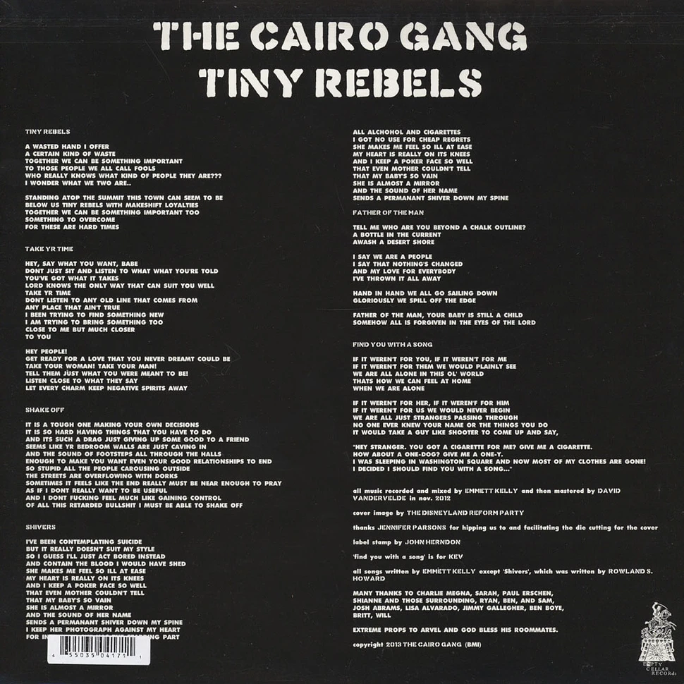 Cairo Gang - Tiny Rebels