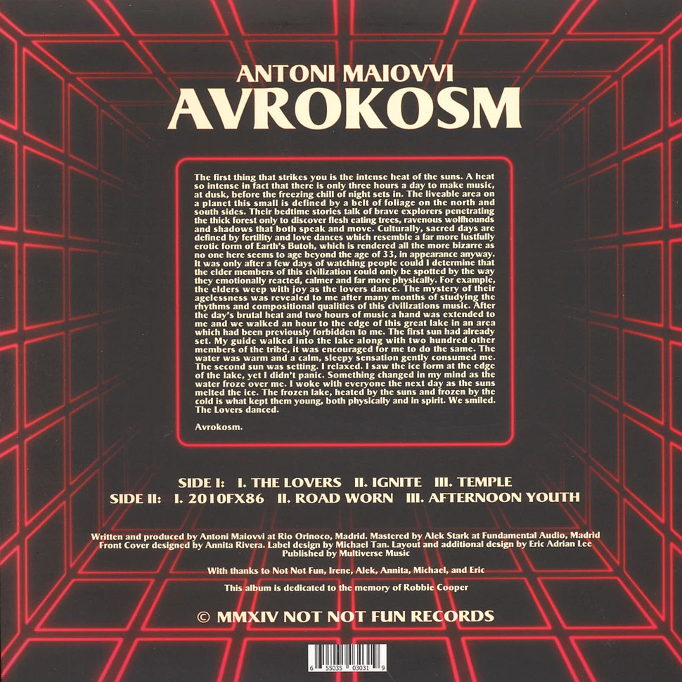 Antoni Maiovvi - Avrokosm