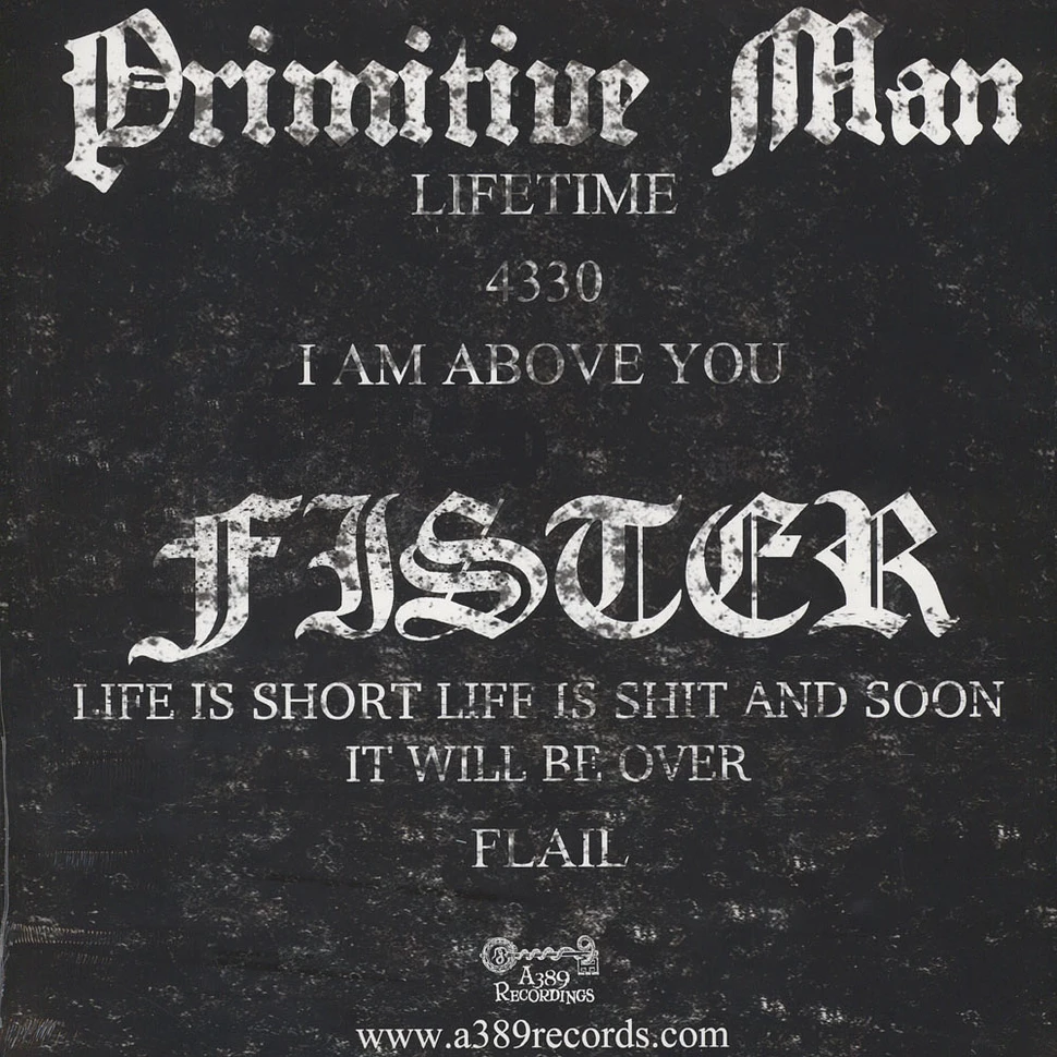 Primitive Man / Fister - Split