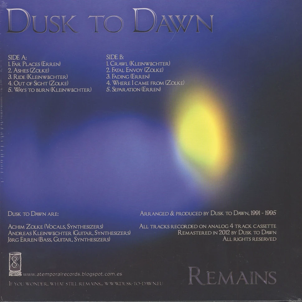 Dusk To Dawn - Remains