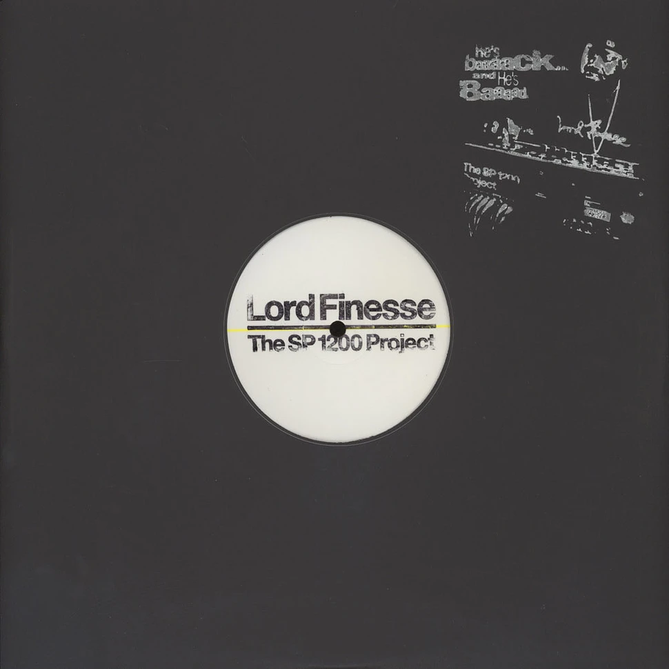 Lord Finesse - The SP1200 Project: E-mu EP Stickered & Ink Stamped Test Pressing