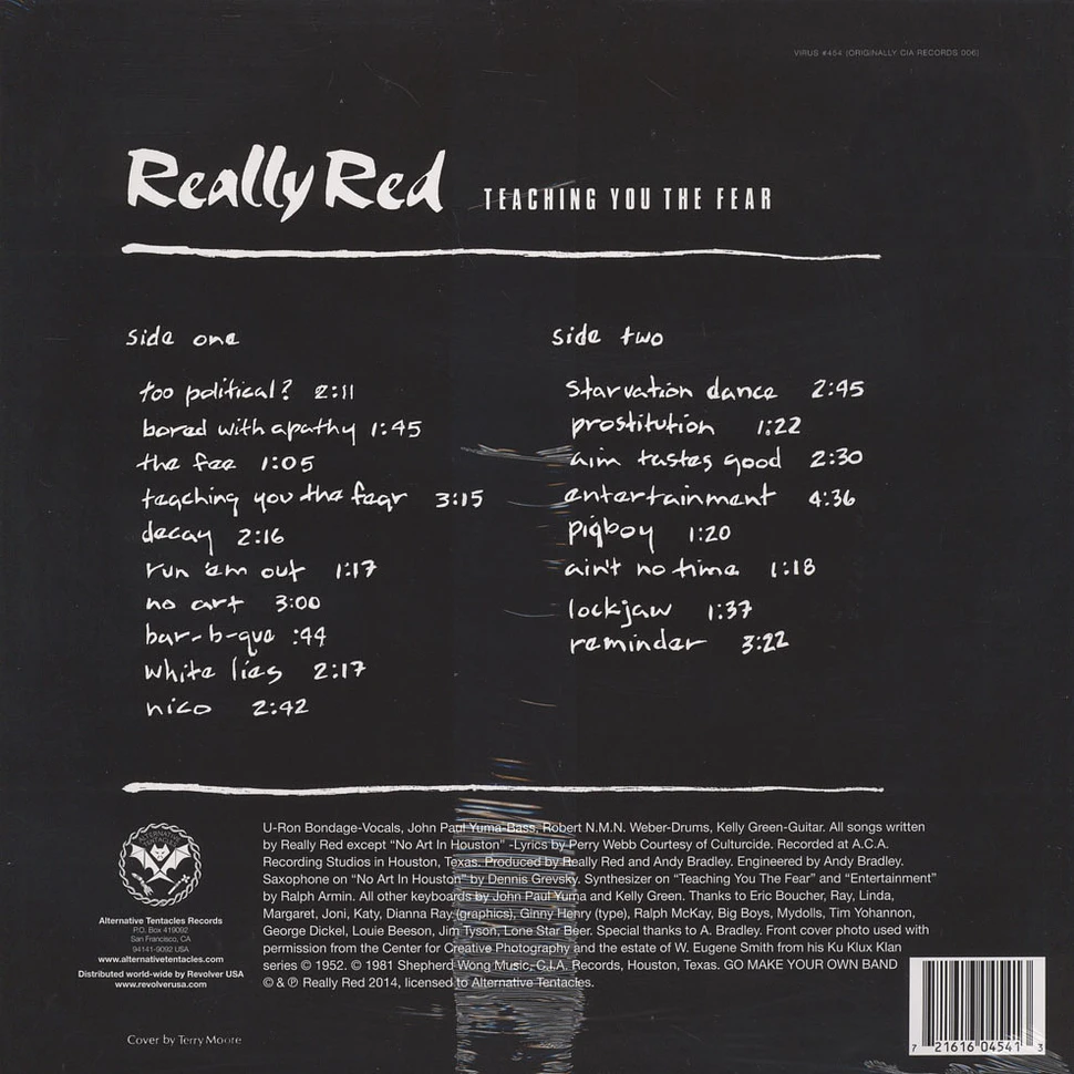 Really Red - Volume 1: Teaching You The Fear