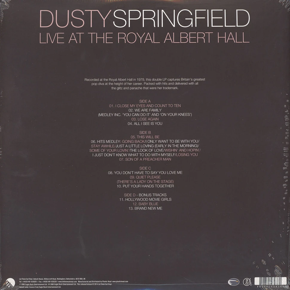 Dusty Springfield - Live At The Royal Albert Hall