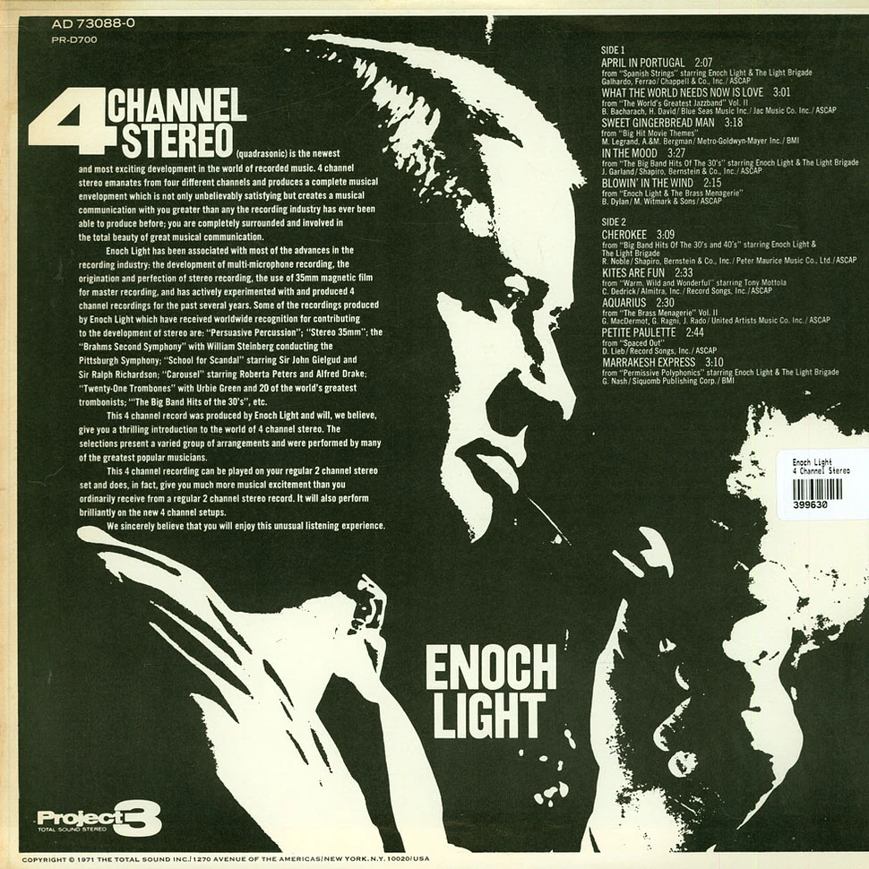 Enoch Light - 4 Channel Stereo