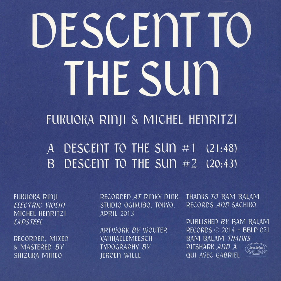 Rinji Fukuoka & Michel Henritzi - Descent To The Sun