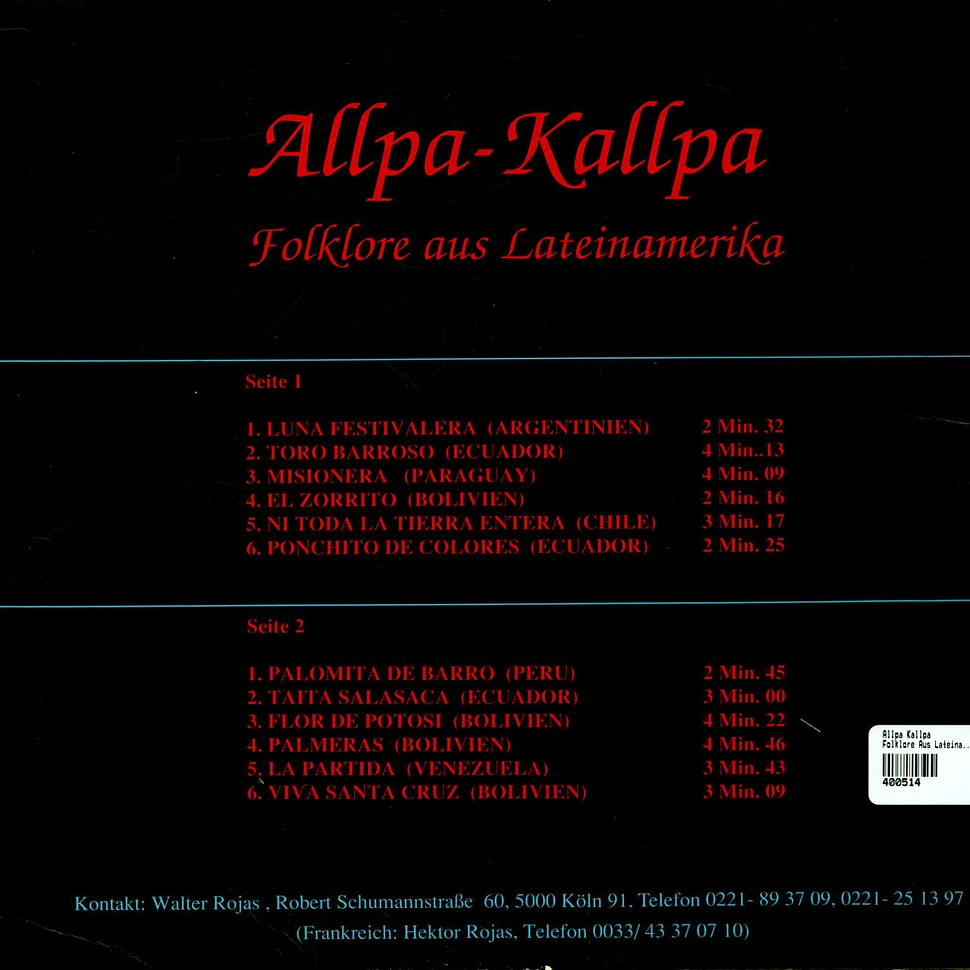 Allpa Kallpa - Folklore Aus Lateinamerika