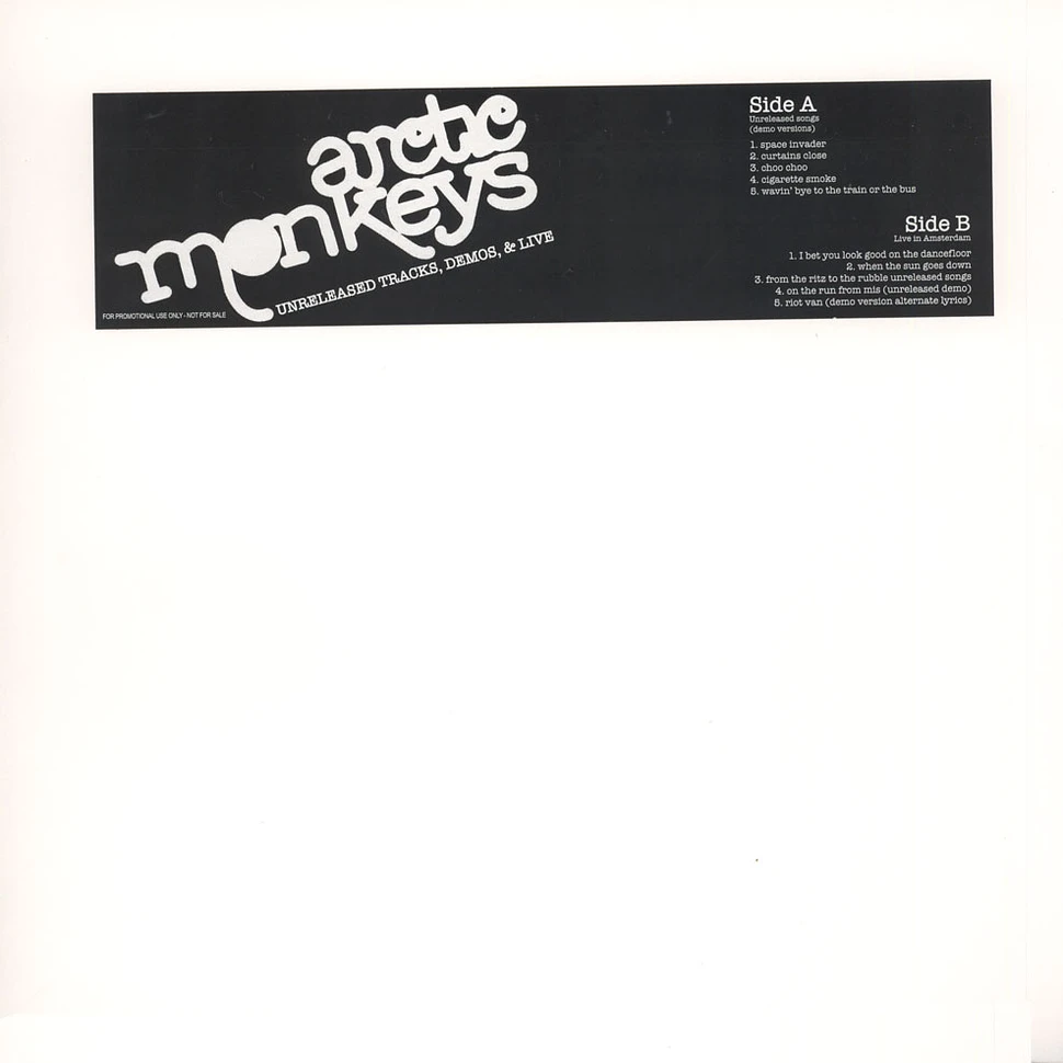 Arctic Monkeys - Unreleased Tracks, Demos And Live