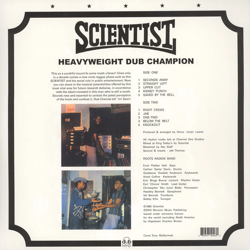 Scientist - Heavyweight Dub Champion