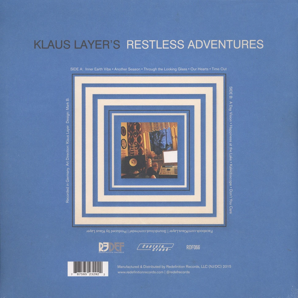 Klaus Layer - Restless Adventures Clear Vinyl Edition