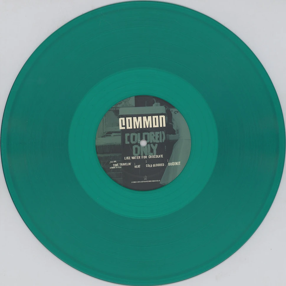 Common - Like Water For Chocolate Colored Vinyl Edition