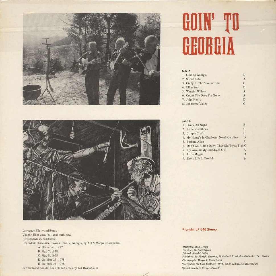 Eller Brothers & Ross Brown - Goin' To Georgia - Mountain Music