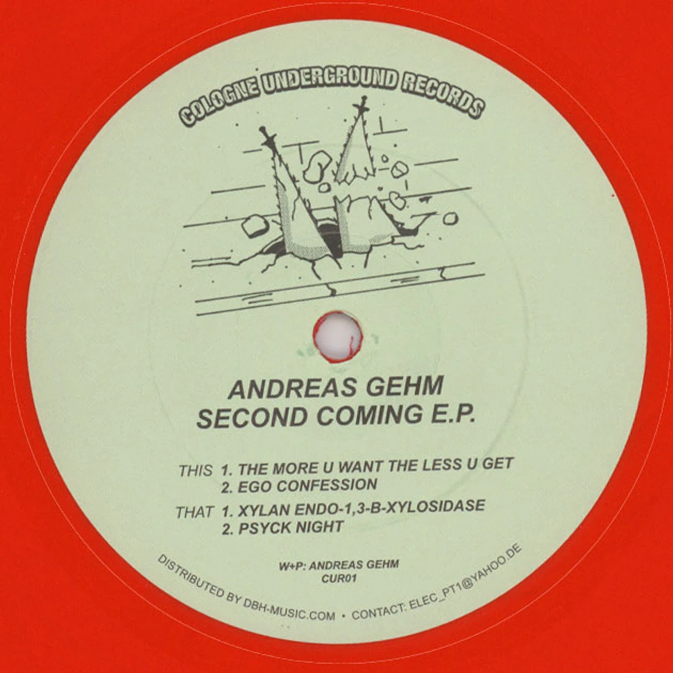 Andreas Gehm - Second Coming EP