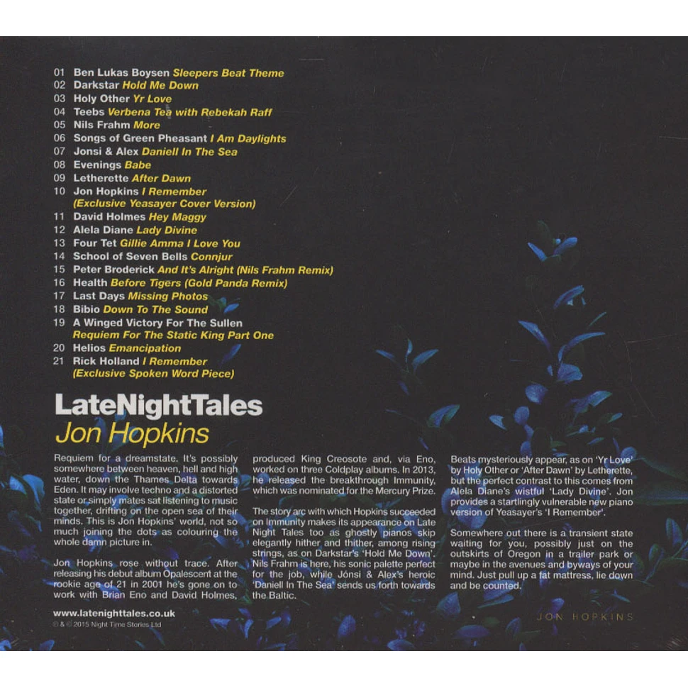 Jon Hopkins - Late Night Tales