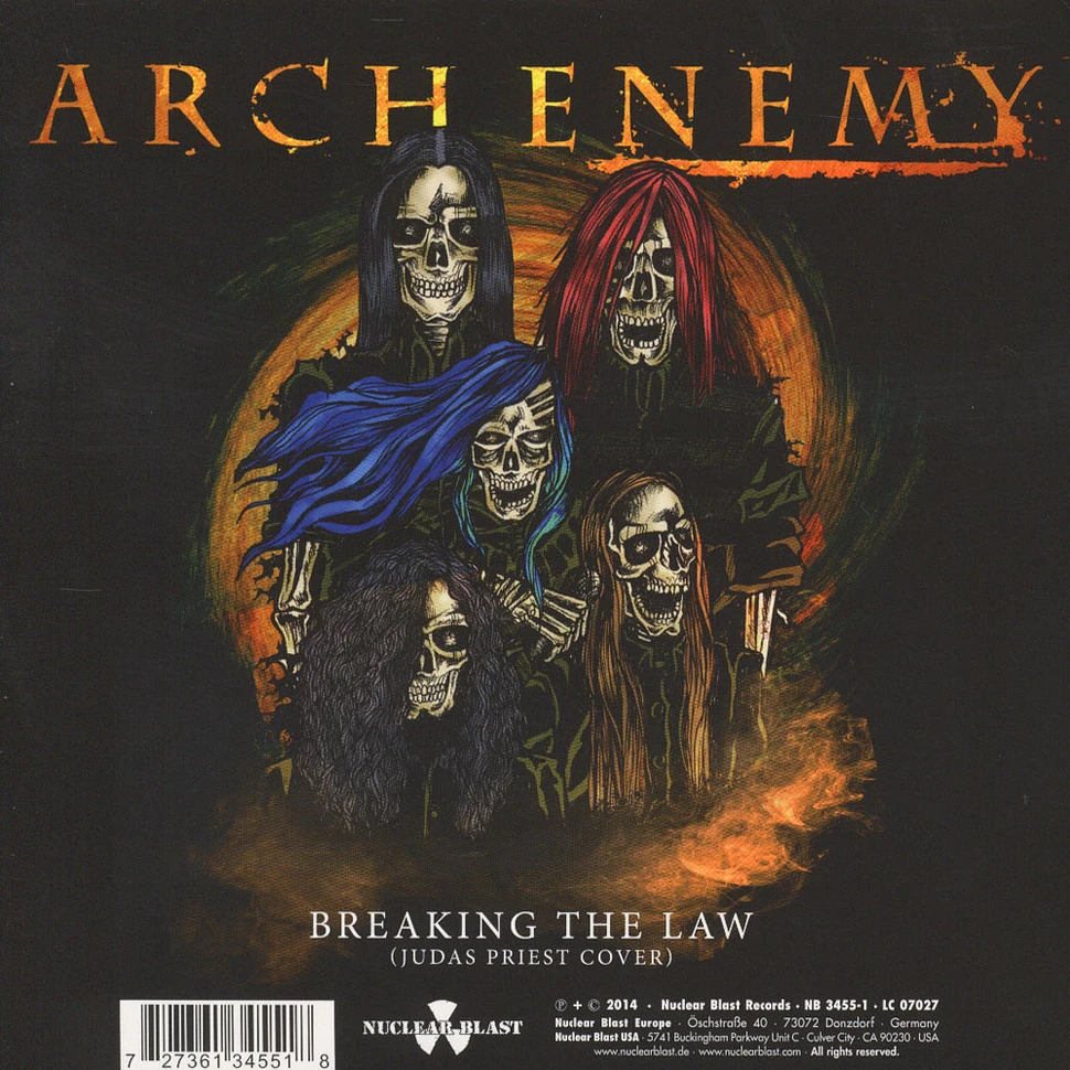 Kreator / Arch Enemy - Iron Destiny / Breaking The Law Black Vinyl Edition