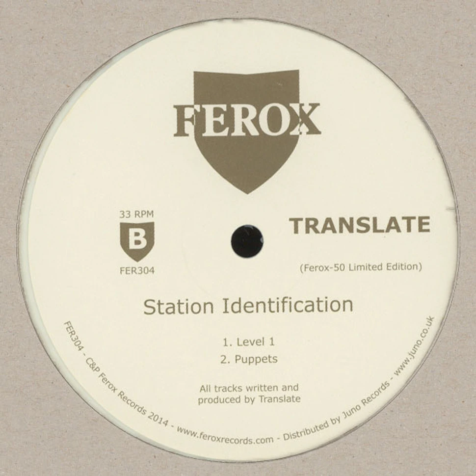 Translate (Miles Serge) - Station Identification