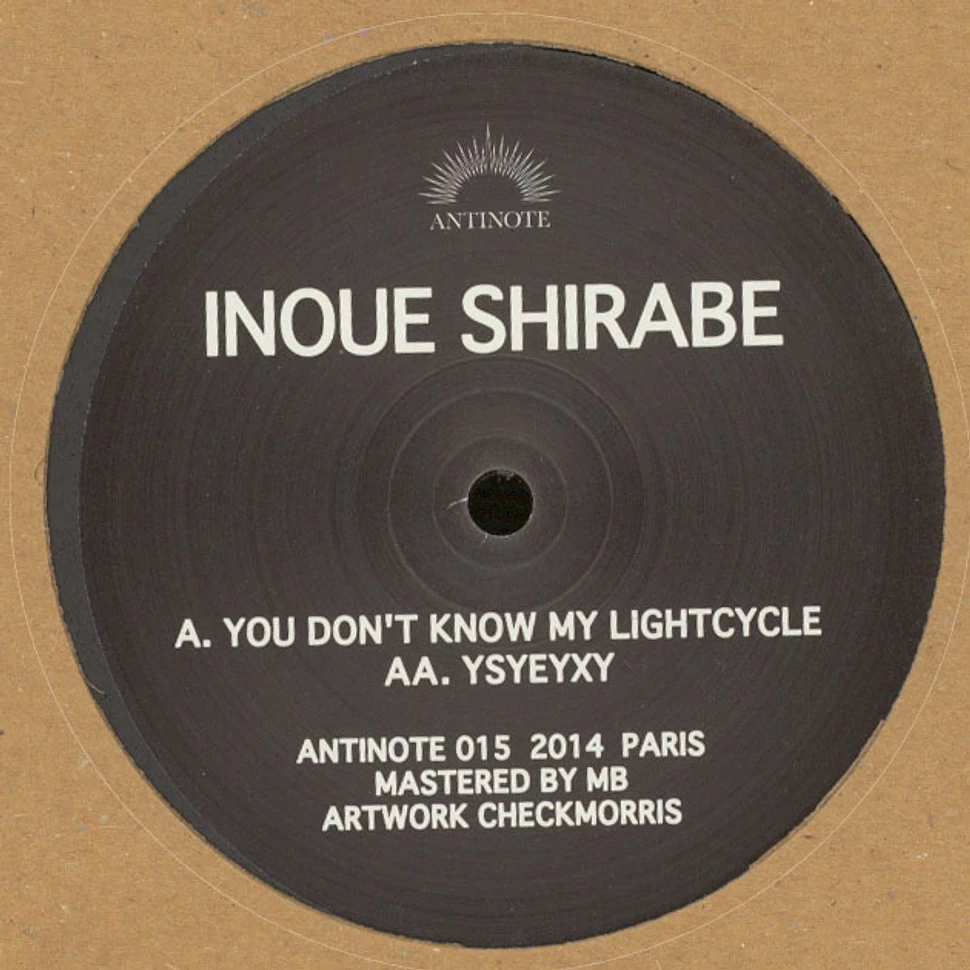 Inoue Shirabe - You Don't Know My Lightcycle