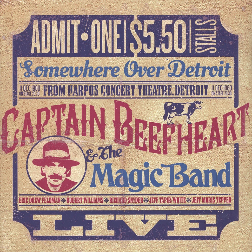 Captain Beefheart - Somewhere Over Detroit: Live From Harpo's Concert Theatre 1980