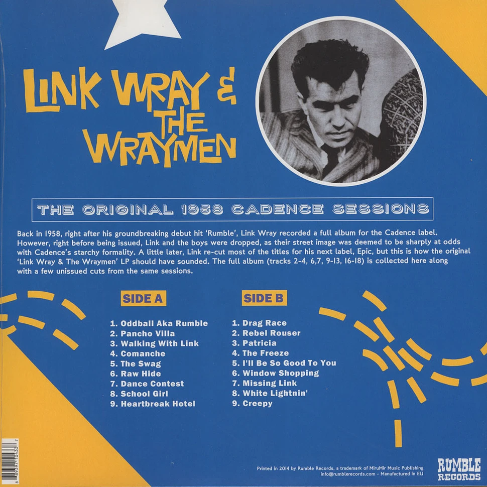 Link Wray - The Original 1958 Cadence Sessions