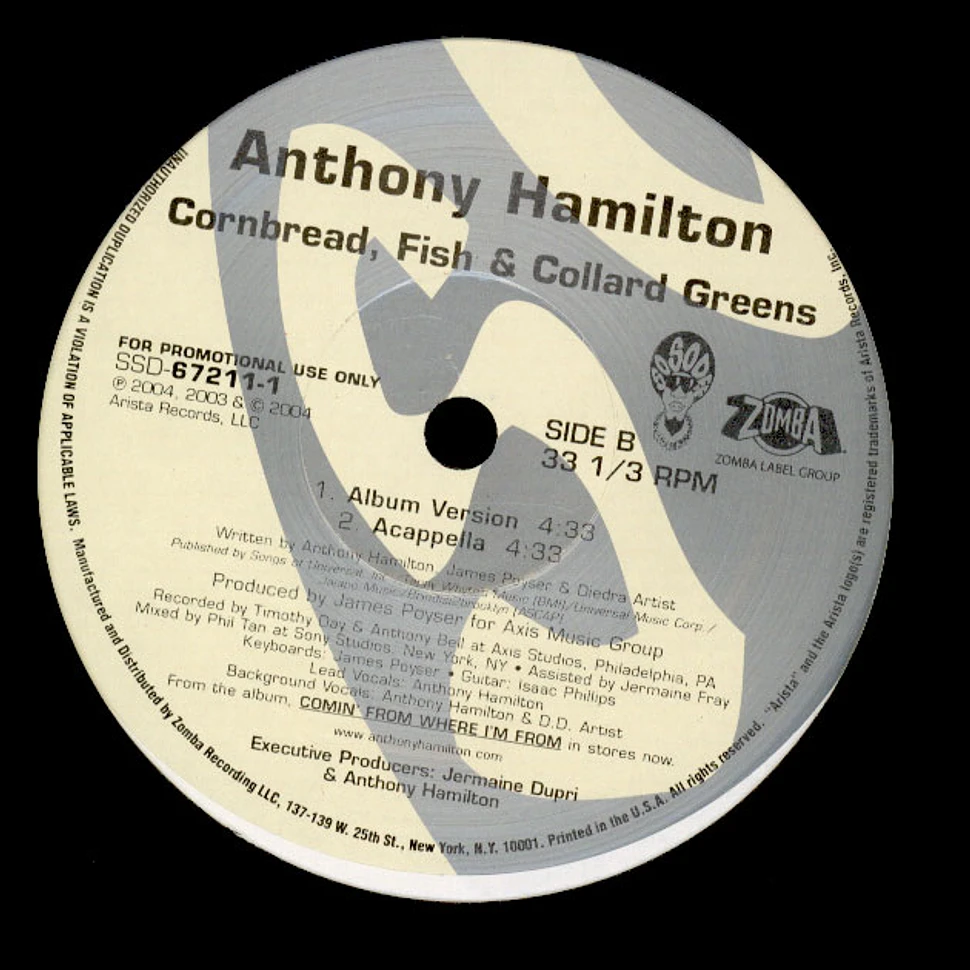 Anthony Hamilton - Cornbread, Fish & Collard Greens