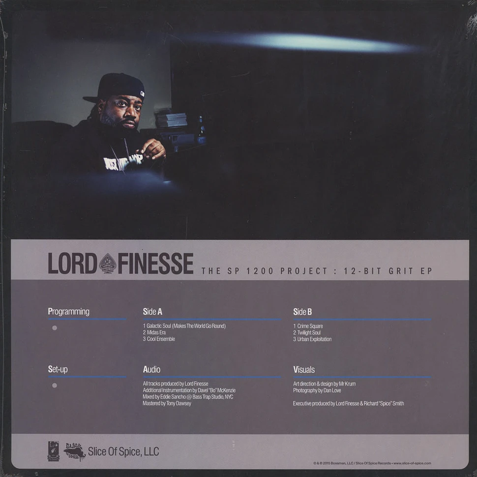 Lord Finesse - The SP1200 Project: 12-Bit Grit EP White Vinyl Edition