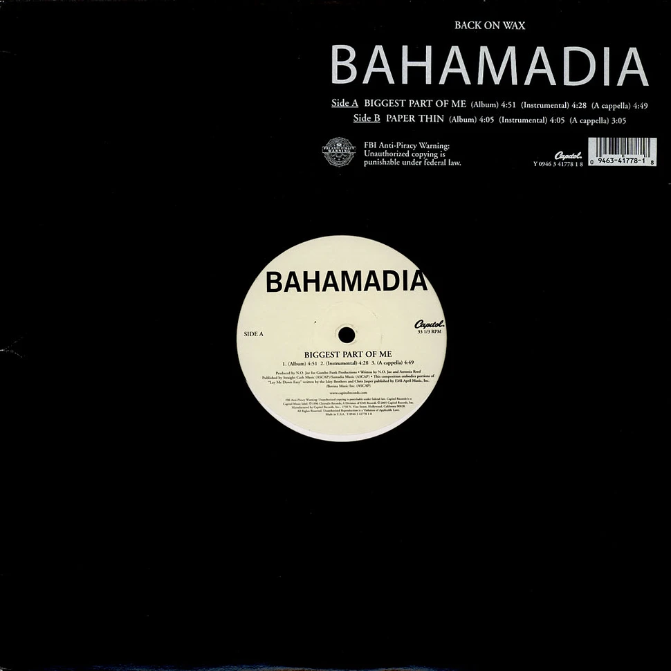 Bahamadia - Biggest Part Of Me / Paper Thin