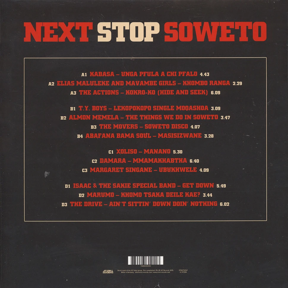 V.A. - Next Stop Soweto Volume 4: Zulu Rock, Afro-Disco And Mbaqanga