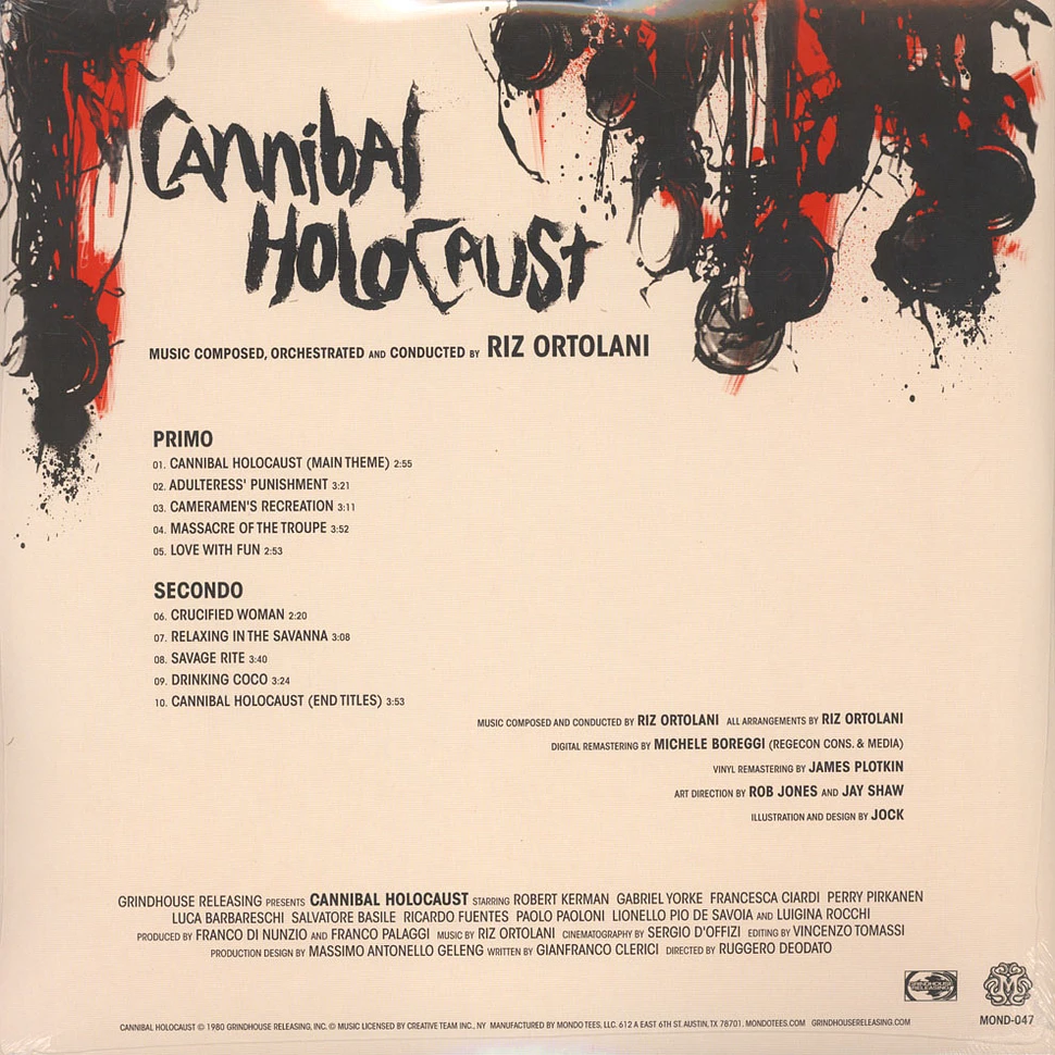 Riz Ortolani - OST Cannibal Holocaust