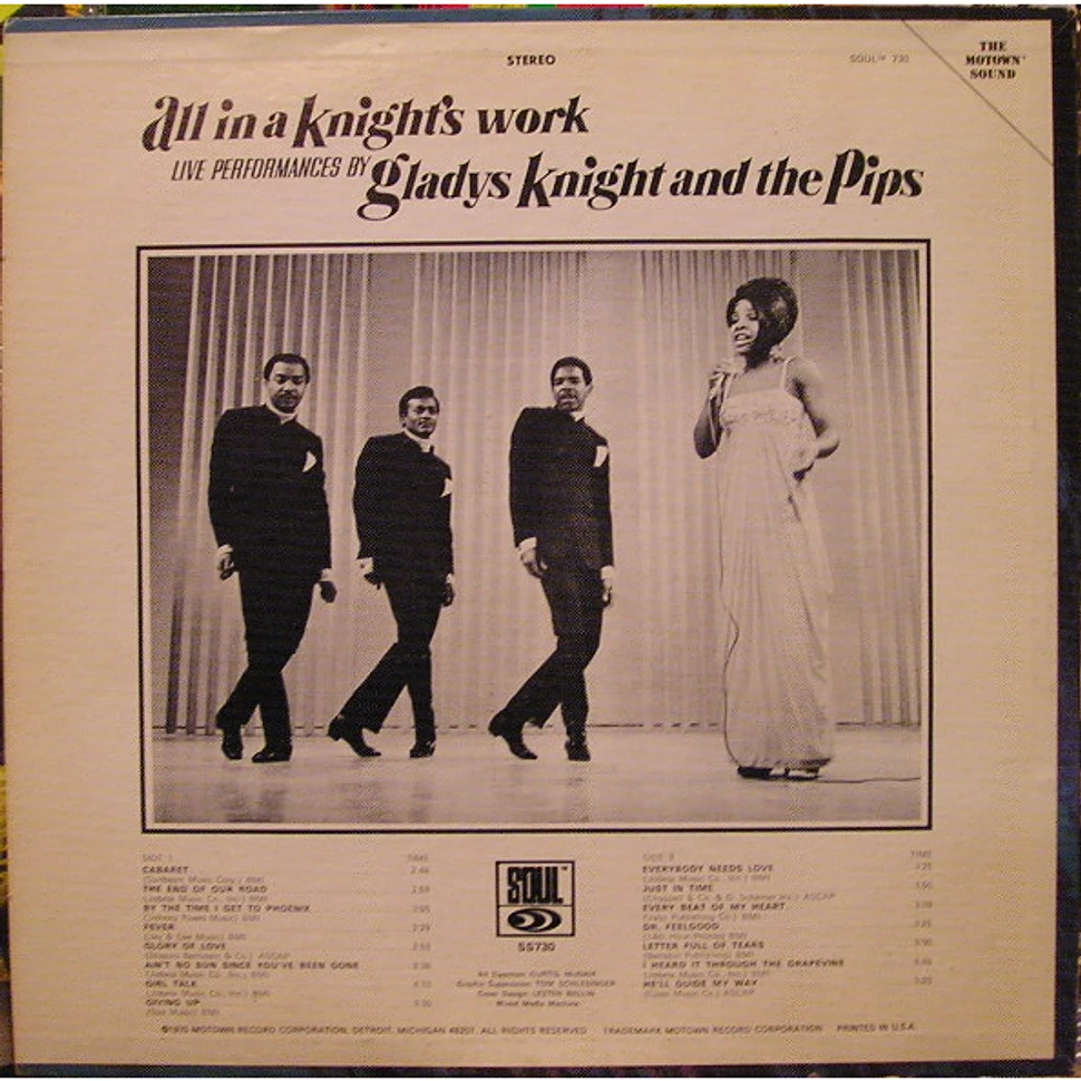 Gladys Knight And The Pips - All In A Knight's Work